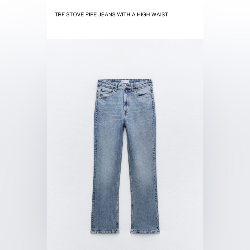 Zara Stove Top High Rise Jeans Size 10